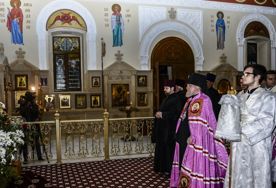 Azərbaycanın pravoslav xristianları Pasxanı qeyd ediblər