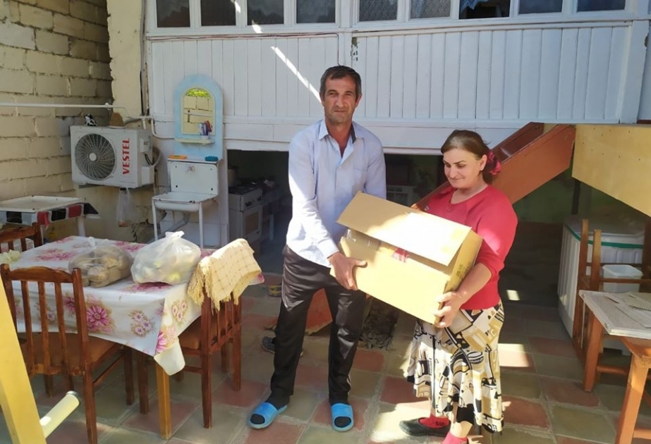 Ucar Rayon Polis Şöbəsinin əməkdaşları 50-yə yaxın ailəyə yardım ediblər
