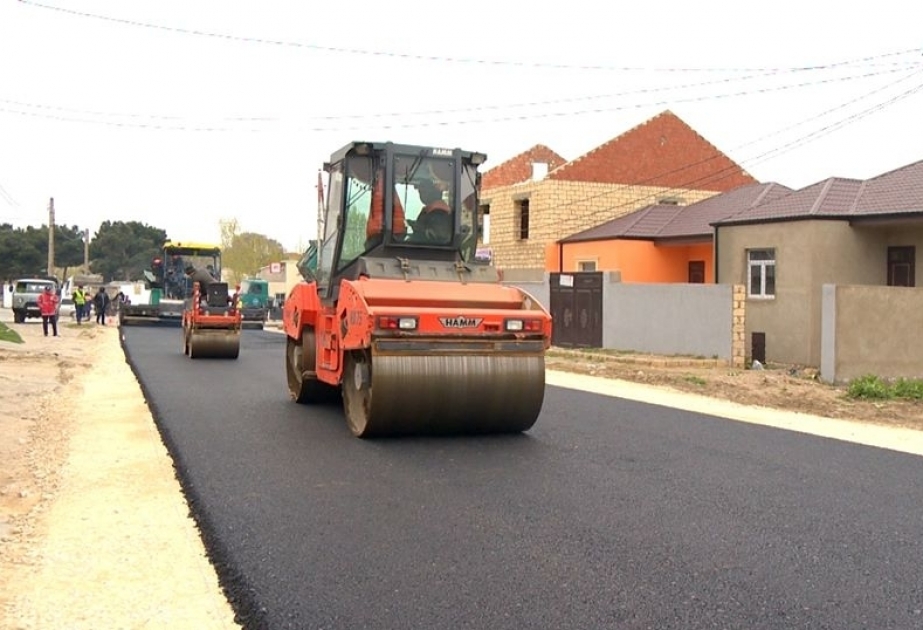 23 calles y carreteras están siendo reparadas en el distrito de Absheron