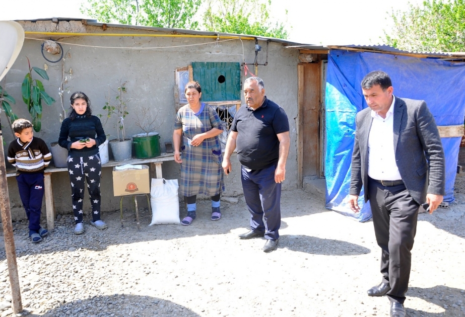 Ağdam rayonunda 500 aztəminatlı ailəyə ərzaq yardımı edilib