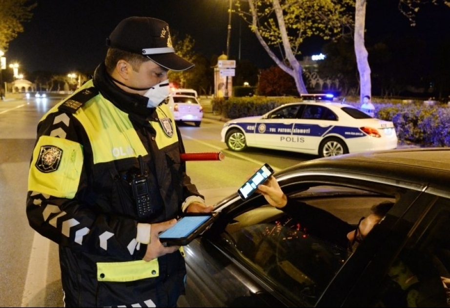 Baş Dövlət Yol Polisi İdarəsi: Karantin rejimi qaydalarını pozan 1822 nəfər cərimələnib