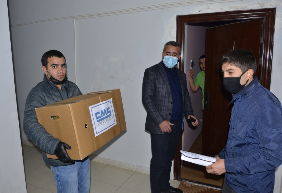 Pirallahıda 800 aztəminatlı ailəyə ərzaq yardımları paylanılıb