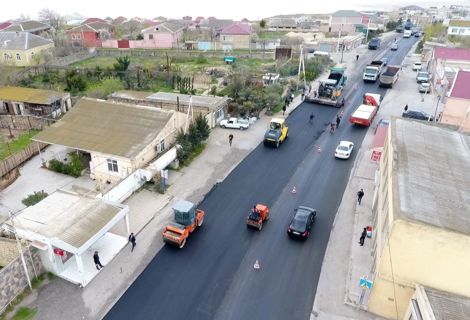 Se reconstruyó un tramo de la carretera Masazir-Novkhani
