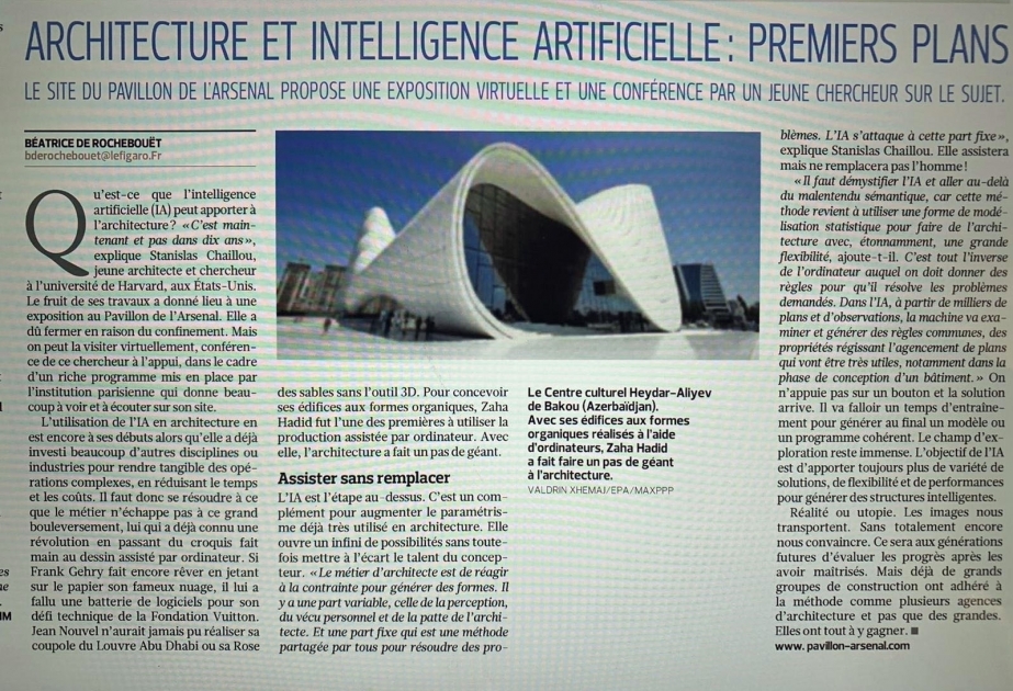 Centro Heydar Aliyev - uno de los primeros monumentos de la arquitectura de la inteligencia artificial