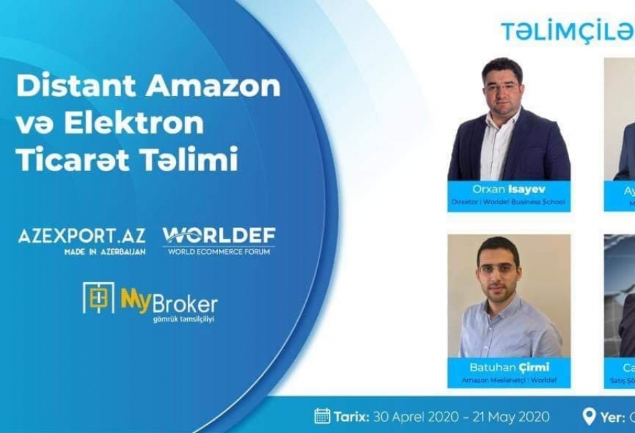 “Azexport.az” portalı “Distant “Amazon” və elektron ticarət təlimi” layihəsinə başlayır