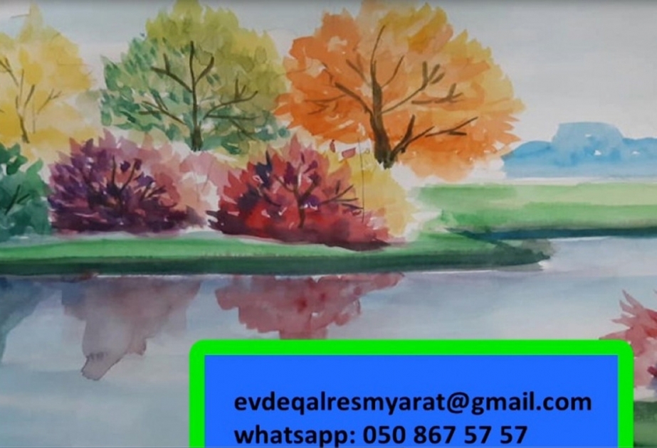 انطلاق مسابقة الرسم على الانترنت باسم "امكث في البيت وابتكر" في نخجوان