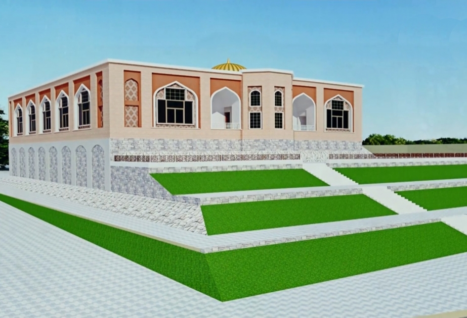 La antigua mezquita de Djuma en Ordubad está siendo restaurada