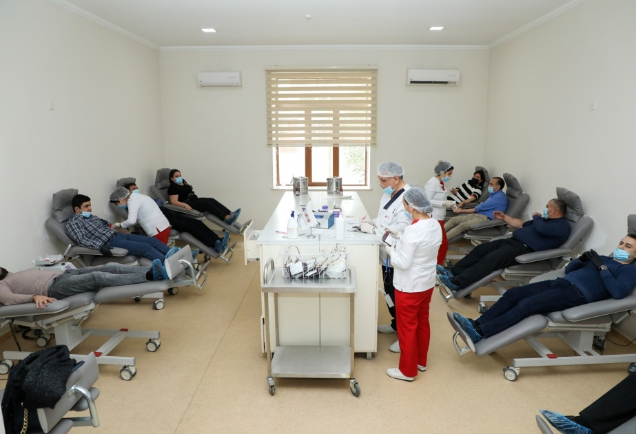 Dövlət Statistika Komitəsinin kollektivi qanvermə aksiyasına qoşulub