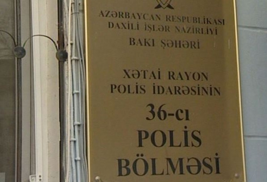 Xətai rayonunda oğurluqla məşğul olan şəxslər tutulub