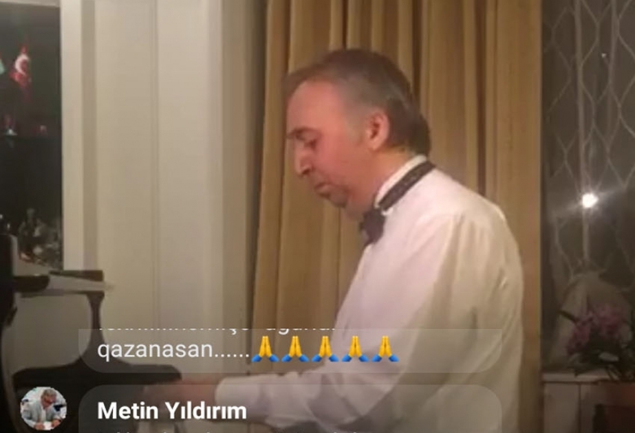 İslam Manafov İstanbuldan növbəti onlayn konsert verib