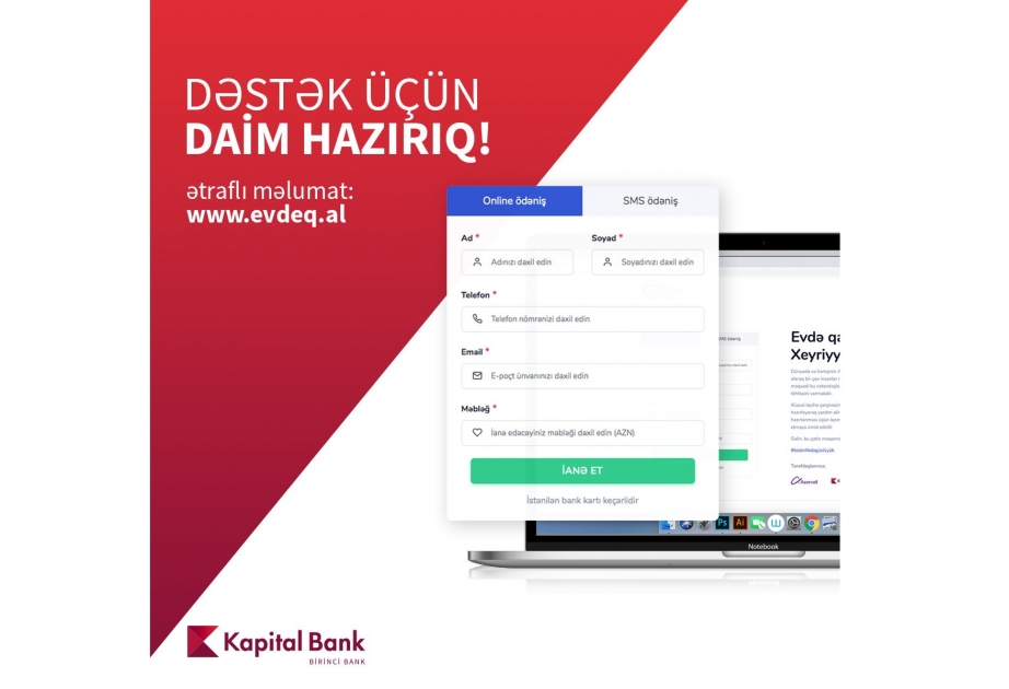 ®  “Kapital Bank” növbəti xeyriyyə aksiyasına dəstək göstərdi