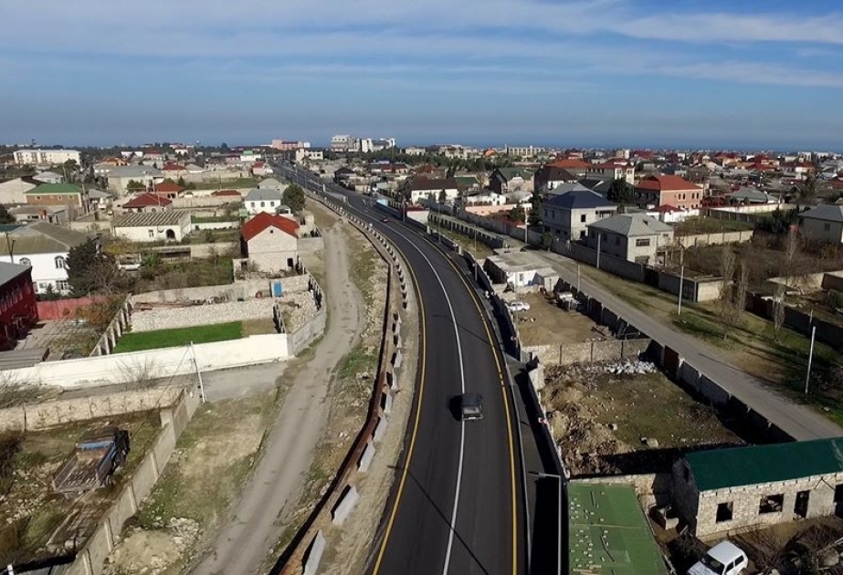 Xəzər rayonunda 34,4 kilometr yol təmir edilir VİDEO