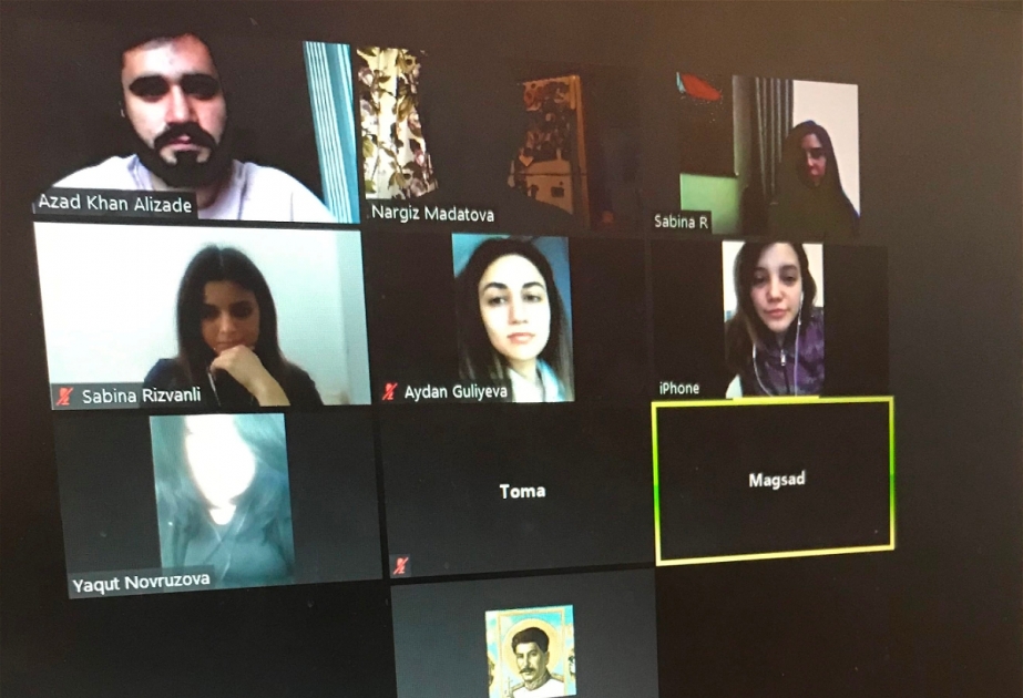 Dillər Universitetində virtual “danışıq klubu”
