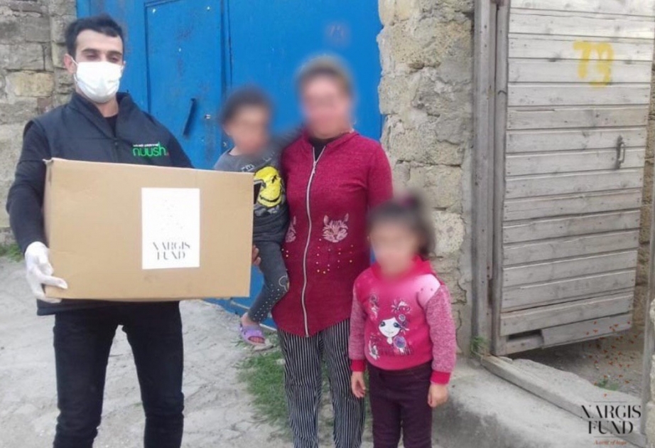 “Nargis” Fondu 230 aztəminatlı ailəni bir aylıq ərzaq məhsulları ilə təmin edib