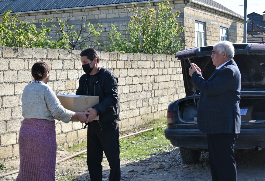 Həmkarlar İttifaqları Konfederasiyası şimal rayonlarında 250 aztəminatlı ailəyə ərzaq yardımı edib