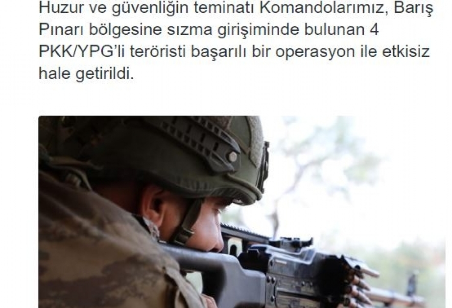 Suriyada daha bir terrorçu qrup zərərsizləşdirilib