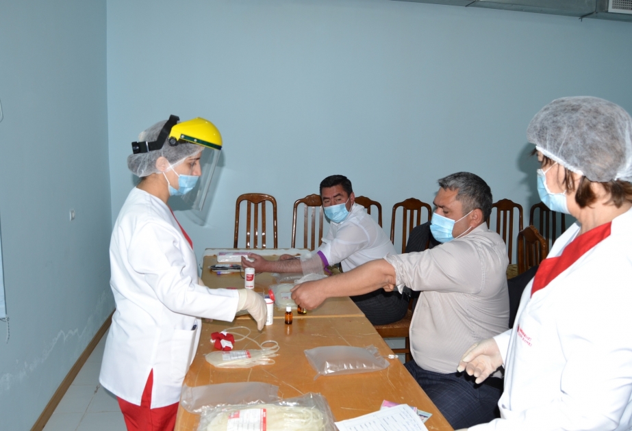 Xocavəndli məcburi köçkünlər qanvermə aksiyasına qoşulublar