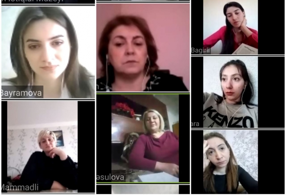 İstiqlal Muzeyində fond işinin təşkili ilə əlaqədar növbəti videokonfrans