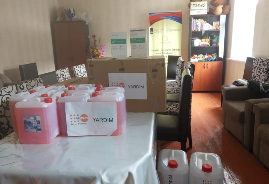 FNUAP proporcionó los materiales de higiene necesarios a las organizaciones asociadas en Azerbaiyán en el marco de la lucha contra COVID-19