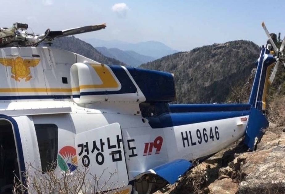 Cənubi Koreyada helikopter qəzasında 2 nəfər ölüb