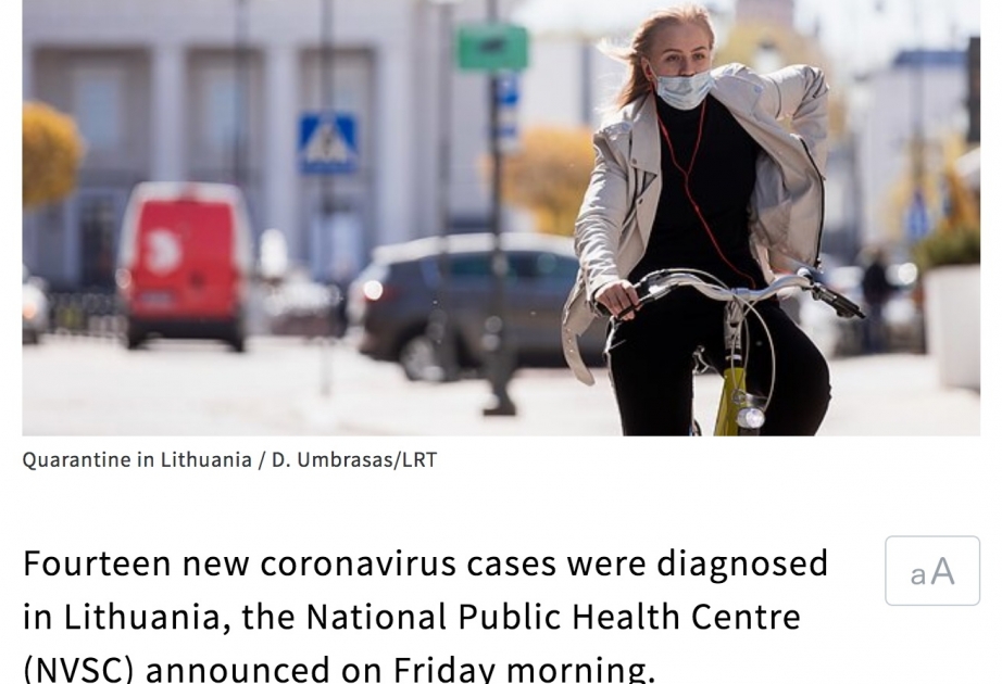 Litvada koronavirusa yoluxanların sayı 1400-ə çatıb
