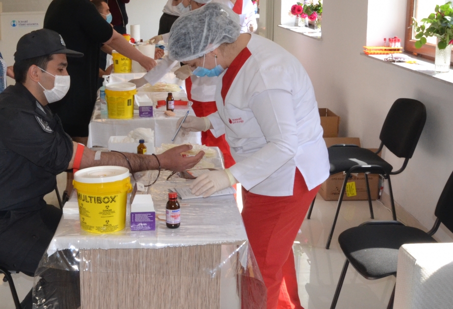 Zərdabda qanvermə aksiyası təşkil olunub