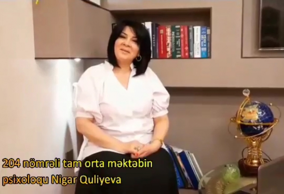 Məktəb psixoloqu “Həyəcan və aqressiyanın korreksiyası” mövzusunda tövsiyələrini təqdim edir VİDEO