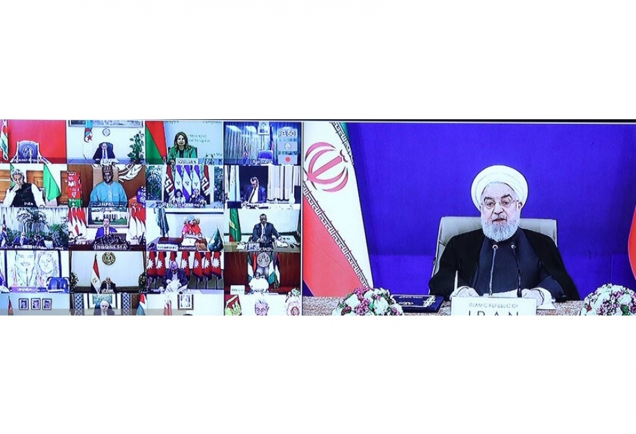Həsən Ruhani Azərbaycan Prezidentinə Zirvə görüşünü keçirmək təşəbbüsünə görə təşəkkür edib