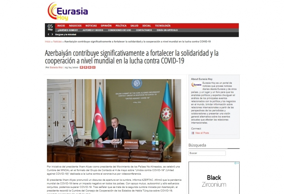 Ведущие мировые СМИ широко освещают саммит Движения неприсоединения в формате Контактной группы