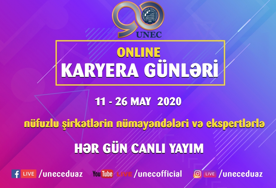 UNEC-də ilk dəfə onlayn “Karyera günləri” keçiriləcək