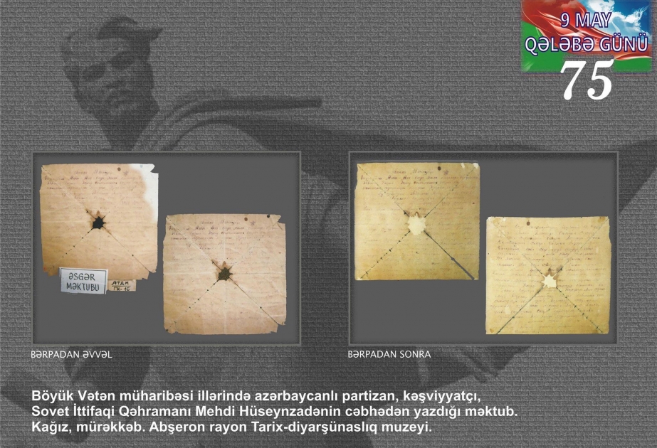 Faşizm üzərində qələbənin 75-ci ildönümü və Əzim Əzimzadənin 140 illiyi qeyd olunur