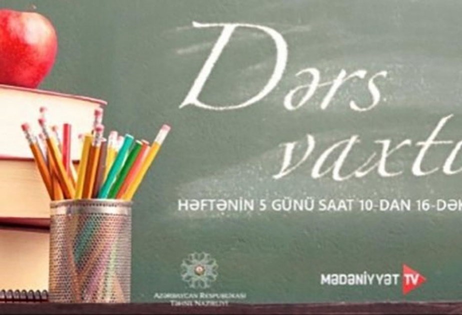 Mayın 7-də tədris proqramına uyğun teledərslər təqdim edilib
