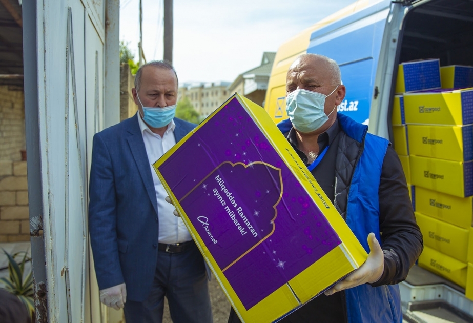 ®  На этой неделе еще 1000 семей в регионах получили наборы продовольственных товаров от Azercell!