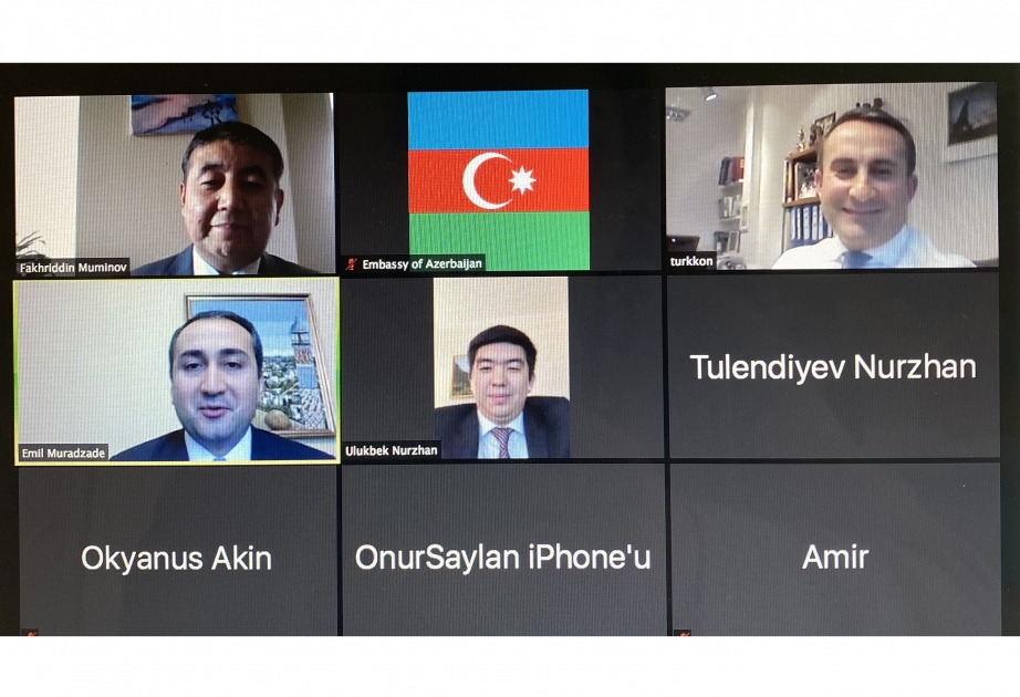 Türkdilli Dövlətlərin Vaşinqtondakı konsulları videokonfrans formatında görüşüblər