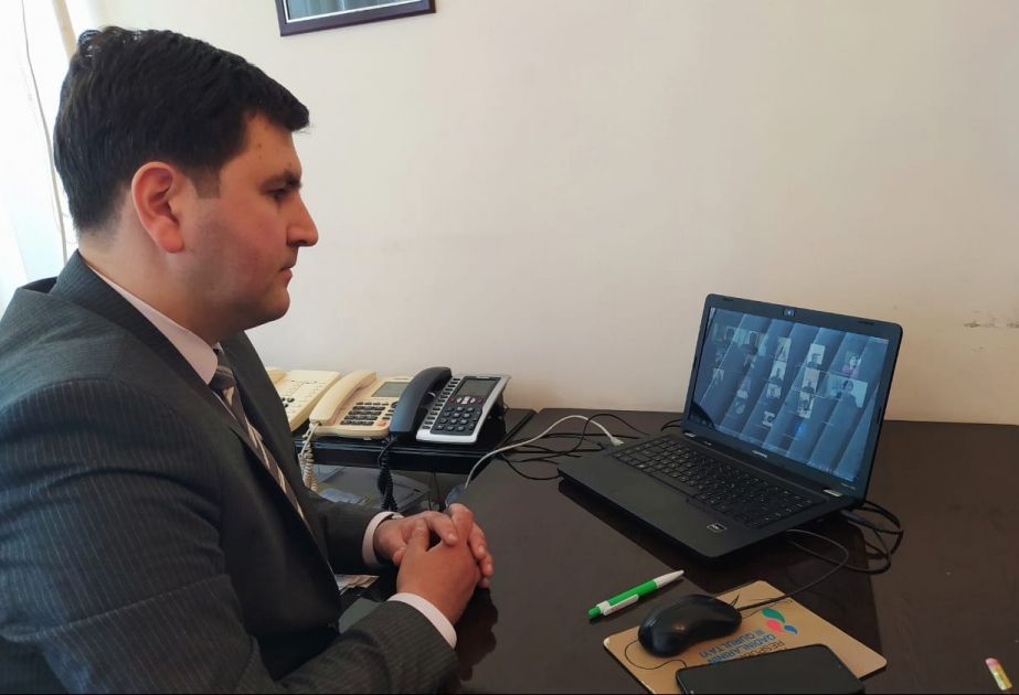 Şəki gəncləri ilə keçirilən onlayn görüşdə Ulu Öndərin mənalı ömür yolu və xidmətlərindən bəhs olunub