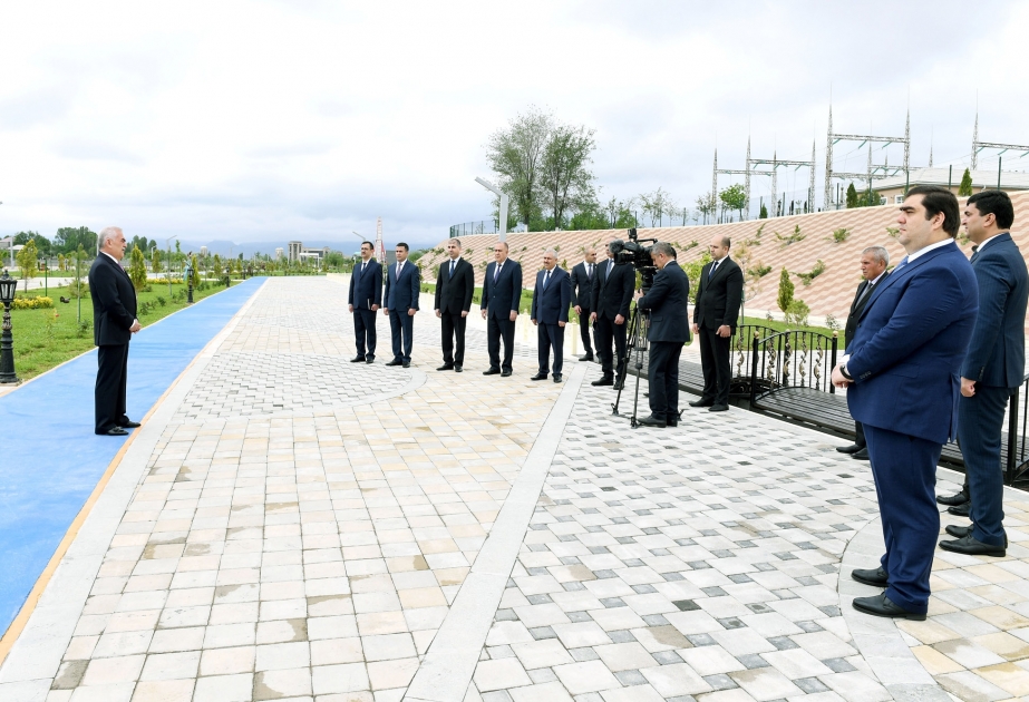 Naxçıvan şəhərində Sahil Parkı istifadəyə verilib