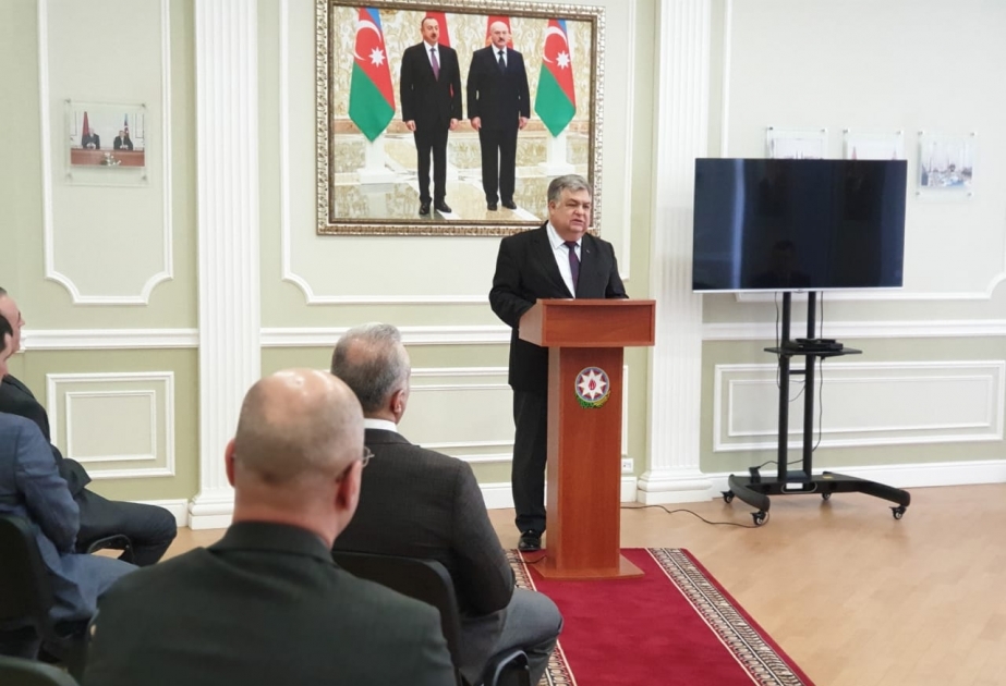 Minskdə ulu öndər Heydər Əliyevin xatirəsi anılıb