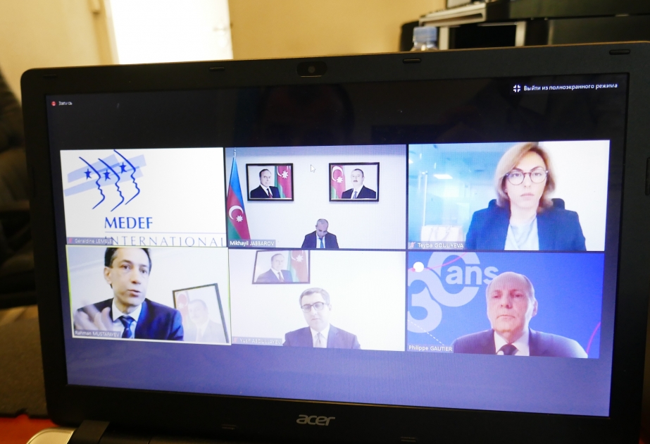 Azərbaycan iqtisadiyyatının şaxələndirilməsi və dayanıqlılığının artırılması üzrə fransız şirkətlərinin verə biləcəyi mümkün töhfələr müzakirə olunub VİDEO
