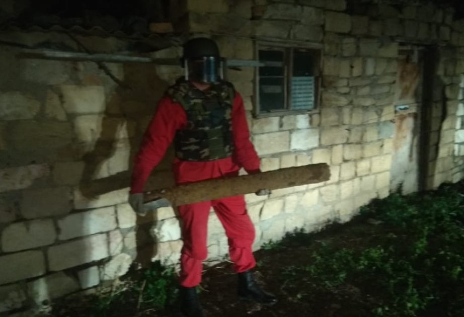 Qazaxda raketin mühərrik hissəsi aşkarlanıb