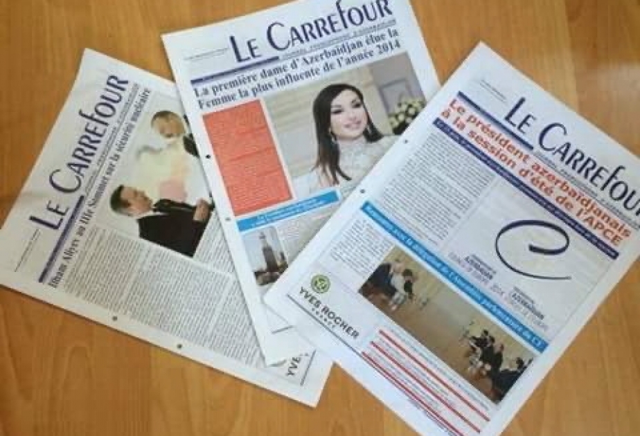 Azərbaycanın yeganə fransızdilli “Le Carrefour” qəzetinin 13 yaşı tamam olur