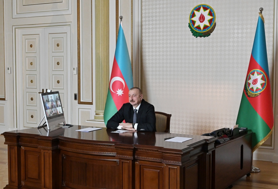Initiated by CISCO, videoconference between President Ilham Aliyev and company’s senior executives held VIDEO