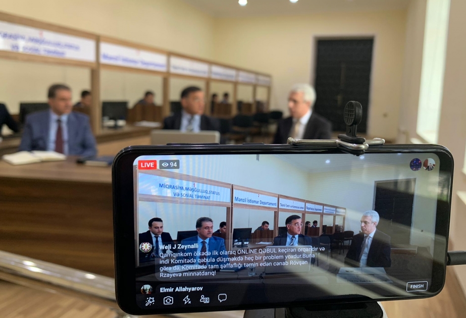 Dövlət Komitəsinin “Virtual qəbul otağı”nda növbəti canlı yayım olub
