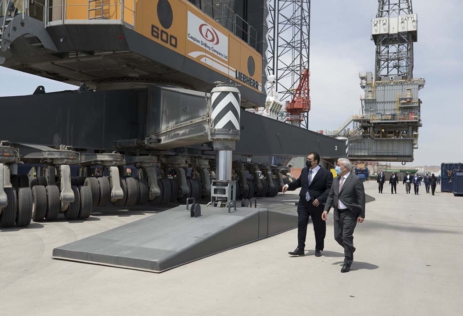 SOCAR-ın prezidenti “Caspian Drilinq Compani Limited”in karantin düşərgəsi ilə tanış olub