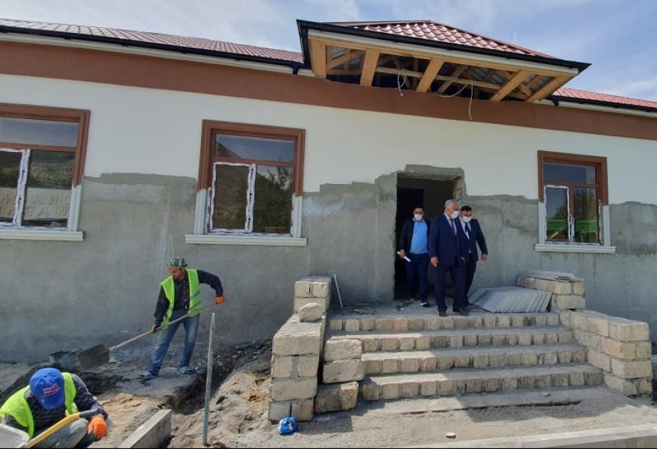 Qubanın Qonaqkənd qəsəbəsində yeni mədəniyyət evi tikilib
