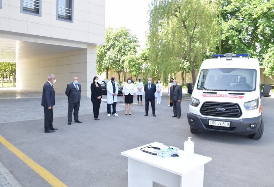 Губинской районной центральной больнице передан новый автомобиль скорой медицинской помощи