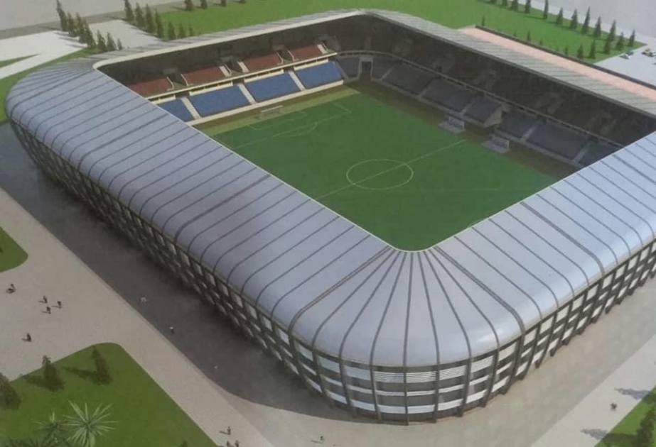 Sumqayıt stadionunda yenidənqurma işləri sürətlənib