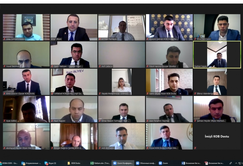 KOBİA sahibkarlarla onlayn görüşlər keçirir