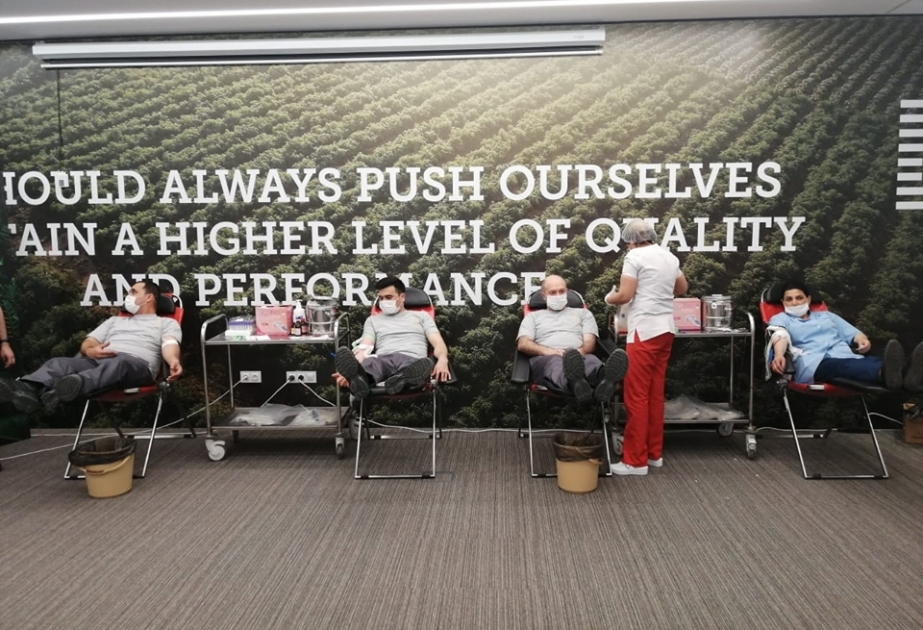 İrsi qan xəstəliklərindən əziyyət çəkən uşaqlara dəstək məqsədilə növbəti qanvermə aksiyası keçirilib