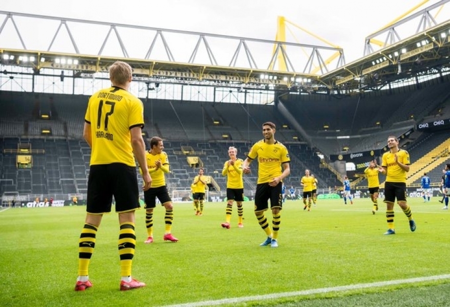 Almaniya Bundesliqası: “Borussiya Dortmund” öz meydanında “Şalke”ni böyük hesabla məğlub edib
