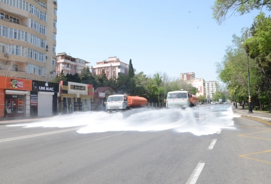 Se están tomando medidas de desinfección intensificadas en Bakú